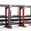 HIT HUB - Double Sided, Four Bay, Freestanding - escape fitness