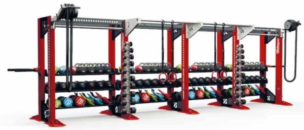 HIT HUB - Double Sided, Four Bay, Freestanding - escape fitness