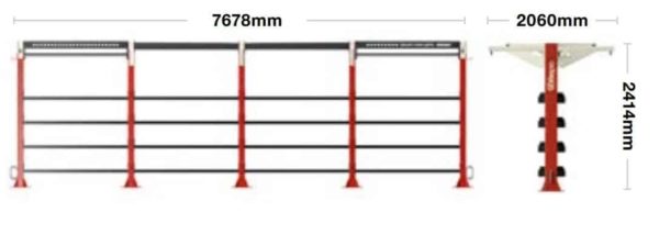 HIT HUB - Double Sided, Four Bay - escape fitness