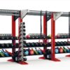 HIT HUB - Single Sided, Four Bay, Freestanding - escape fitness