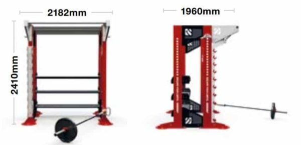 HIT HUB - Single Sided, One Bay, Freestanding - escape fitness