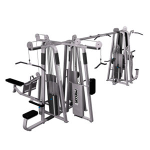 CW2275 6-STACK PULL DOWN TRICEPS PUSH DOWN LONG PULL CABLE CROSSOVER DIP CHIN ASSIST