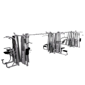 CW2912 12-STACK 1 DIP CHIN ASSIST  2 TRICEPS  2 LONG PULL  2 CROSS OVER  2 PULL DOWN